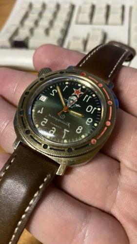 orologio russo komandirskie paratrooper meccanico a carica