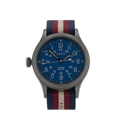 orologio scout ottone 40mm argento blu cint