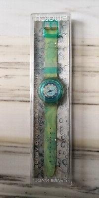 O Swatch Scuba 200 Seahorse Sdk119. Nuovo E Raro. Offerta!