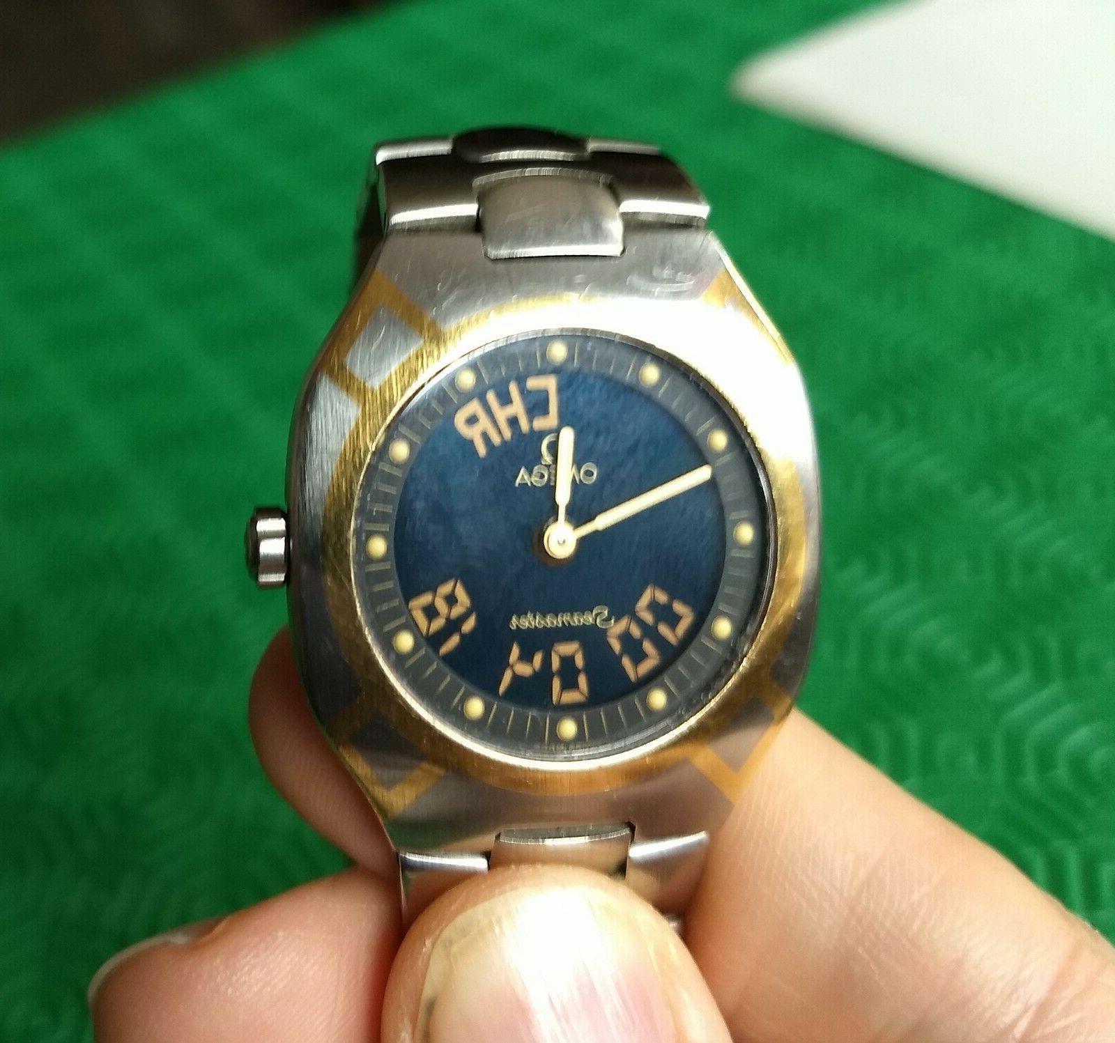 orologio seamaster polaris multifunction acciaio oro uomo