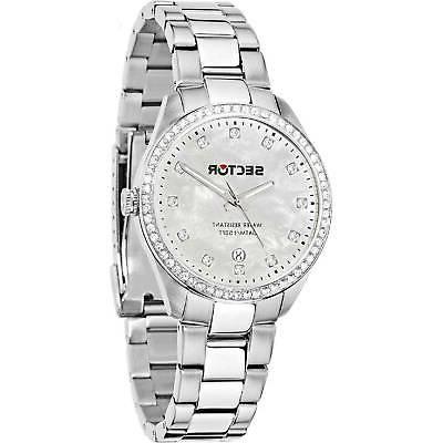 orologio sector 120 r3253588515 watch acciaio zirconi