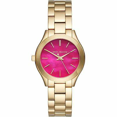 orologio slim runway mk3707 oro donna lady
