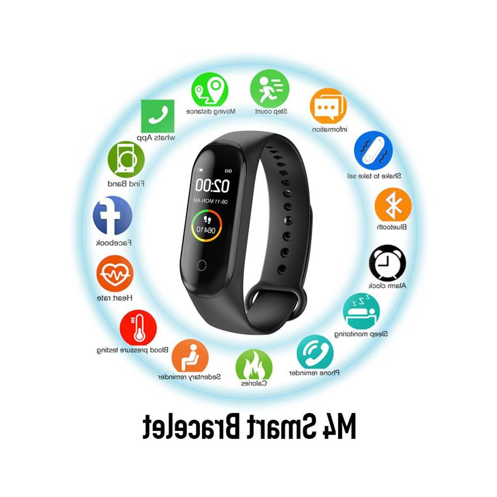 orologio smartwatch m4 smart band fitness tracker