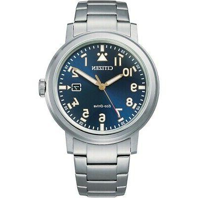 orologio solo tempo uomo acciaio quadrante blu