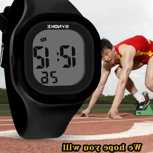 orologio sportivo elettronico cronometro luminoso con svegli