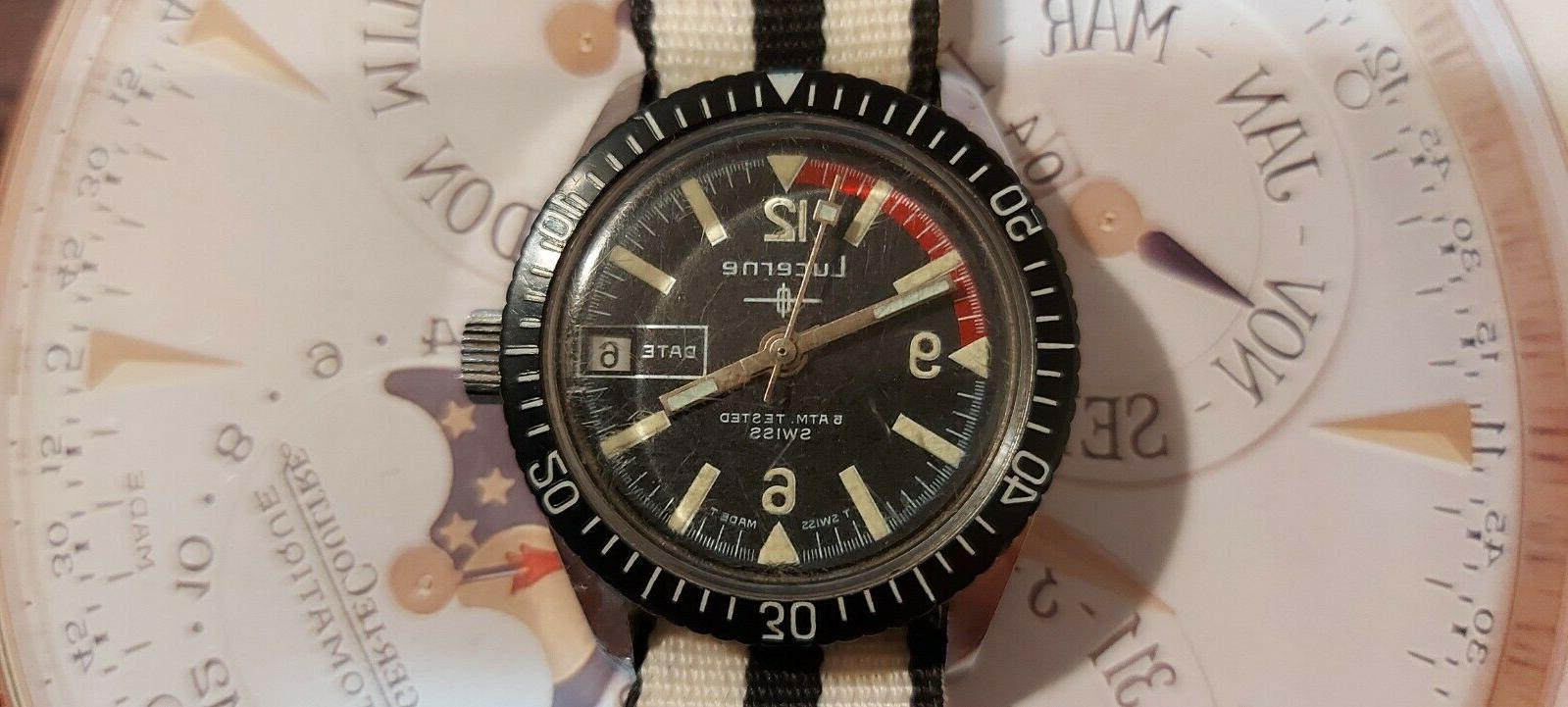 orologio sub 5 atm tested swiss date
