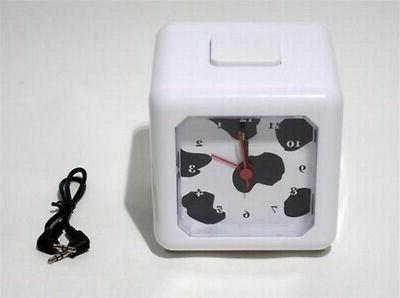 orologio sveglia cubo stereo hi fi mp3