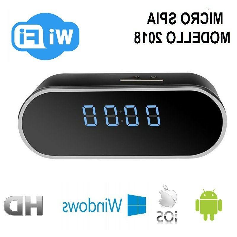 orologio sveglia digitale spycam microspia camera nascosta