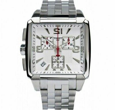 orologio t0055171127700 uomo chrono acciaio