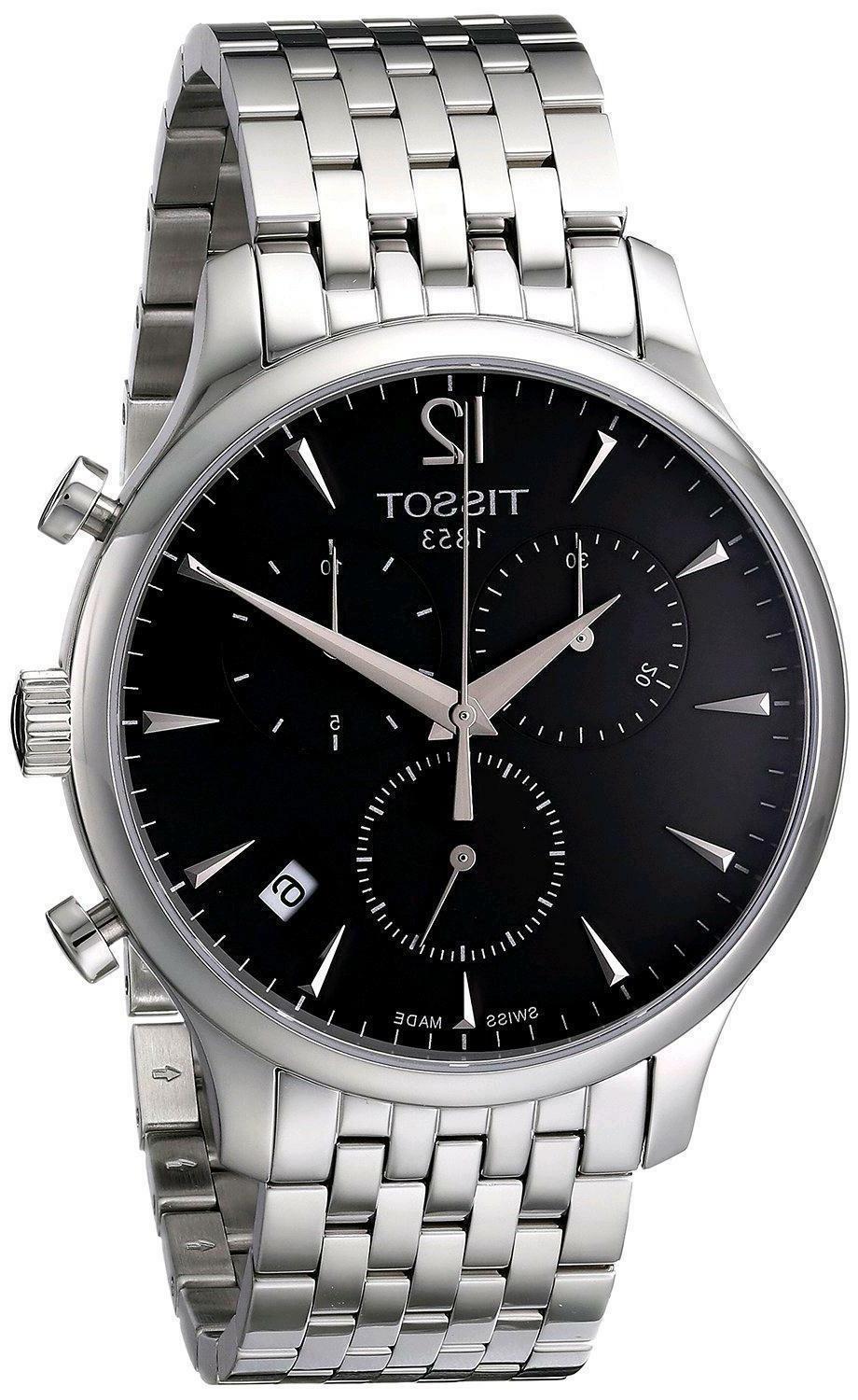 orologio t0636171106700 crono acciaio 42mm quarzo swiss