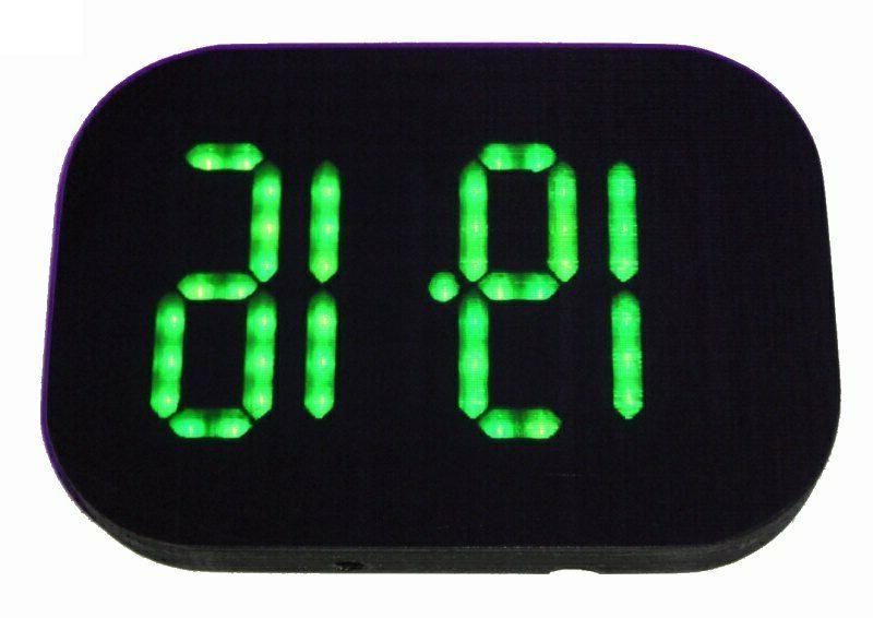 orologio temperatura digitale led luminoso radiocontrollato 