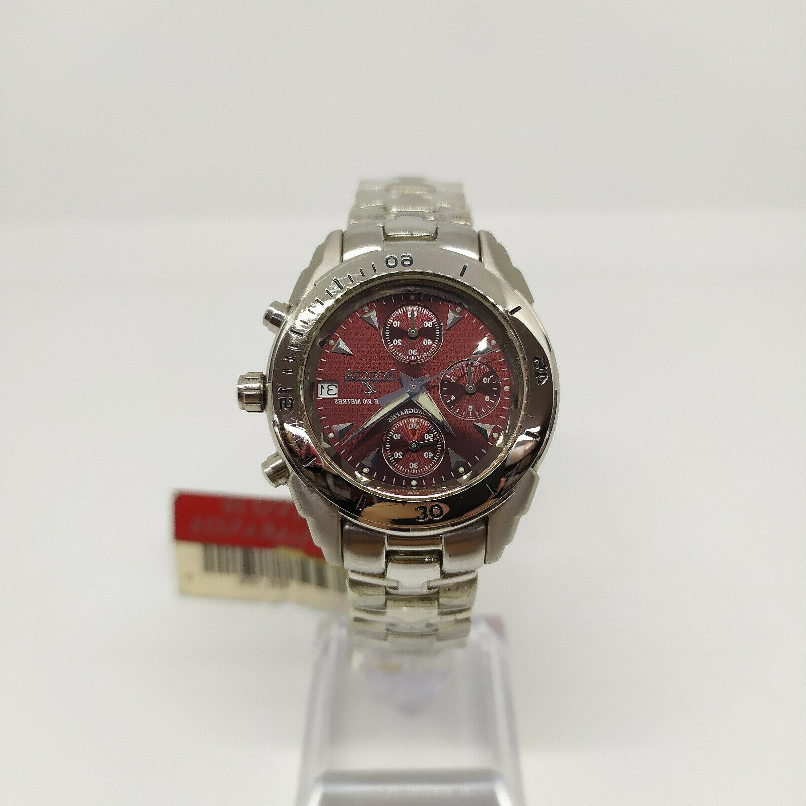 orologio tempo e data cronografo da uomo