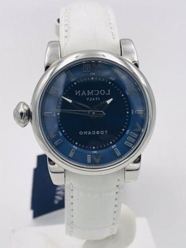 orologio toscano ref595blw 770 acciaio pelle 33mm