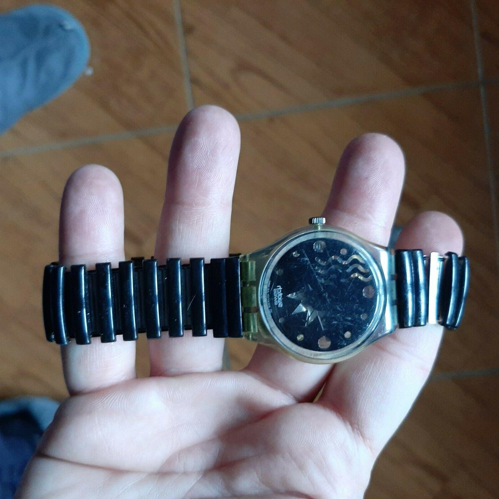 orologio total black vintage fantastico rarissimo collezione