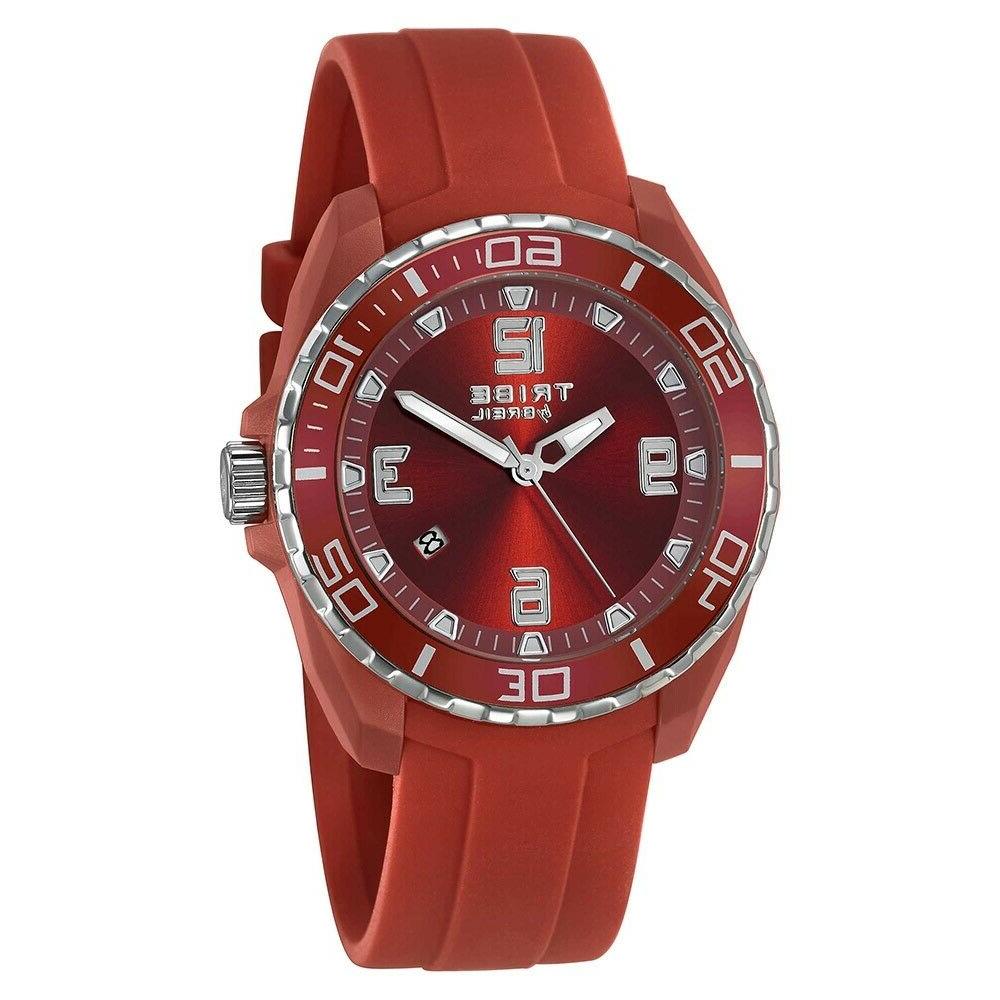 orologio unisex con cinturino in gomma colore