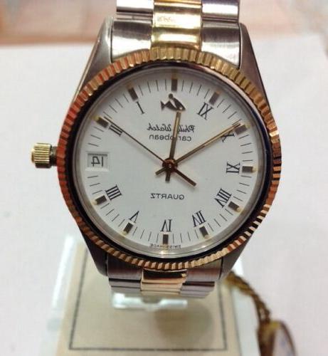 orologio unisex in acciaio e oro 14kt