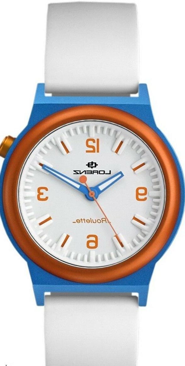 orologio unisex roulette cinturino silicone cassa 40mm