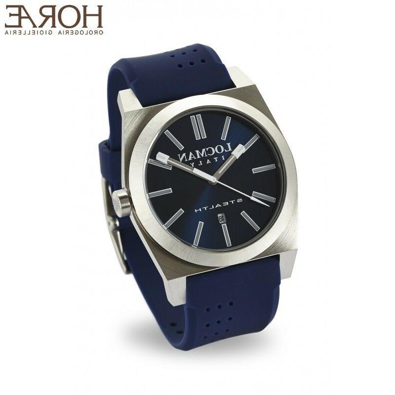orologio uomo 020100blnnksib stealth titanio quadrante blu