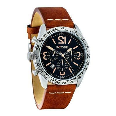 orologio uomo 245 r3271786014 chrono pelle marrone