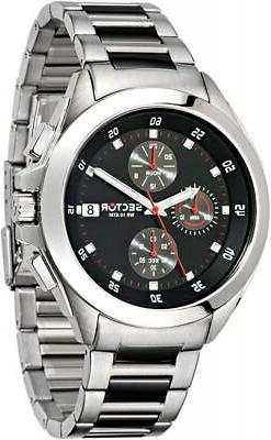 O Uomo Sector 720 R3273687004 Chrono Bracciale Acciaio Nero 
