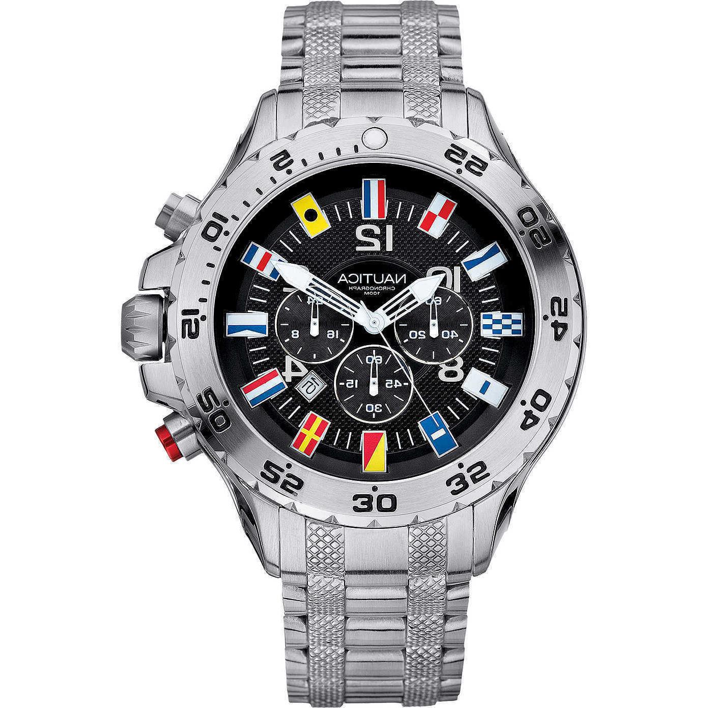 orologio uomo a29512g flag crono acciaio quadrante