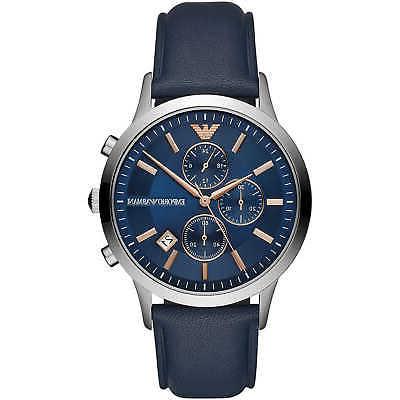 orologio uomo acciaio analogico cronografo cinturino in