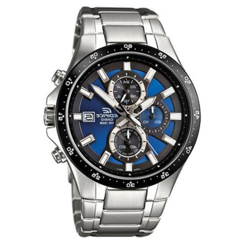 orologio uomo acciaio edifice blu efr519d2avef