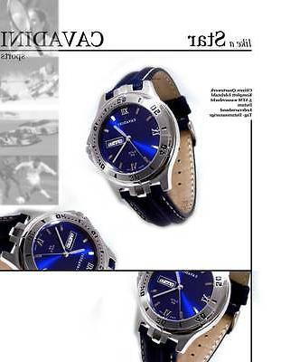 orologio uomo acciaio inox elegante lucido blu