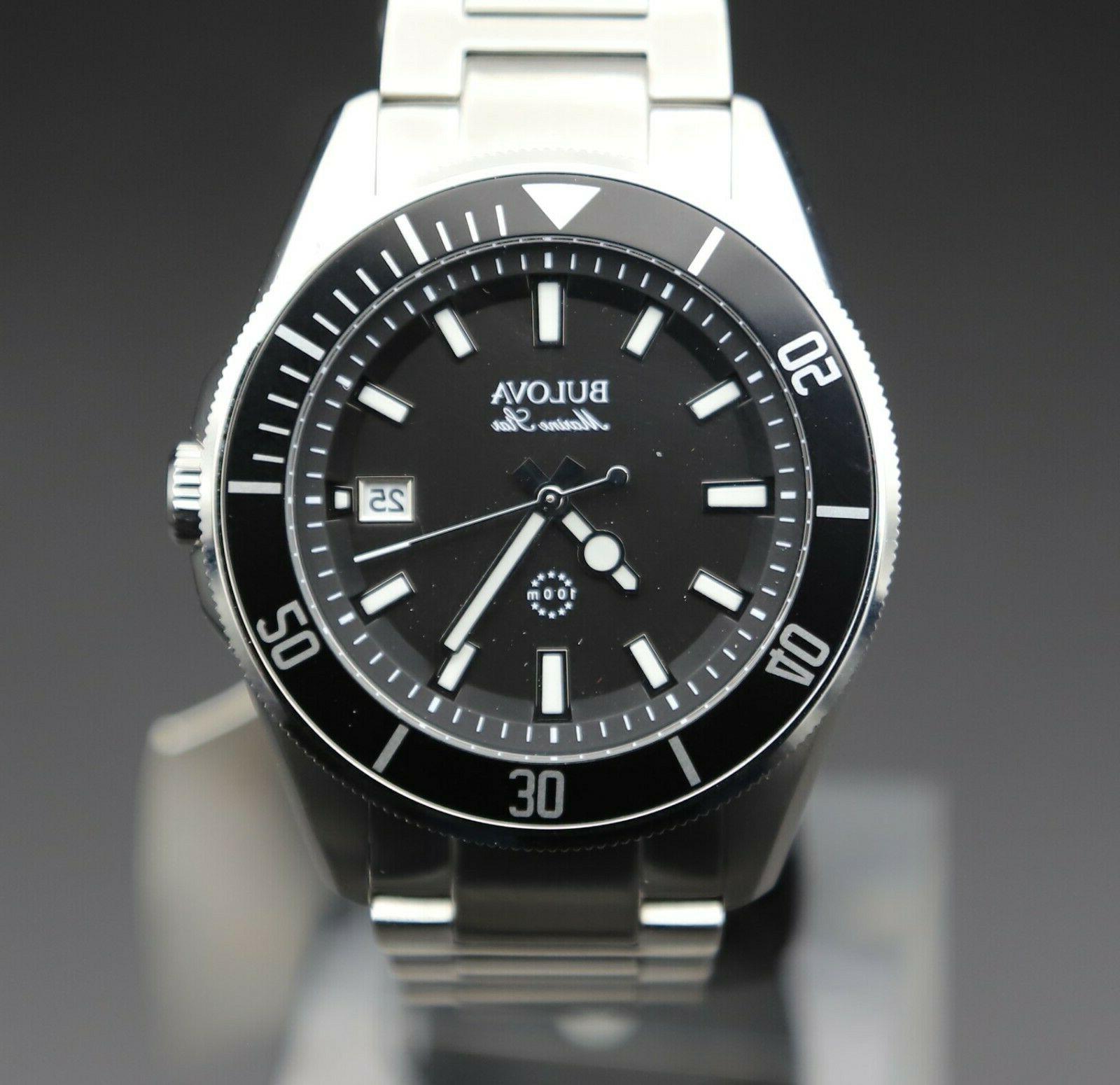 orologio uomo acciaio ref 98b203 collezione marine