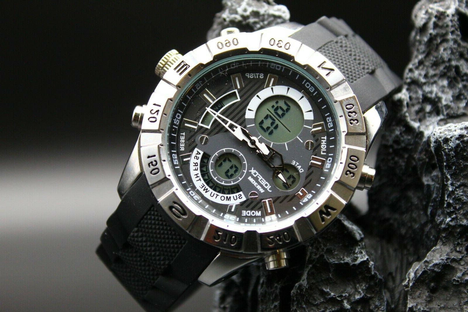 orologio uomo analogico digitale nautica mare acciaio