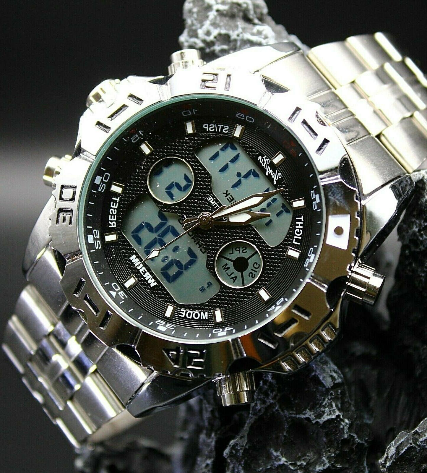 orologio uomo analogico digitale nautica mare acciaio