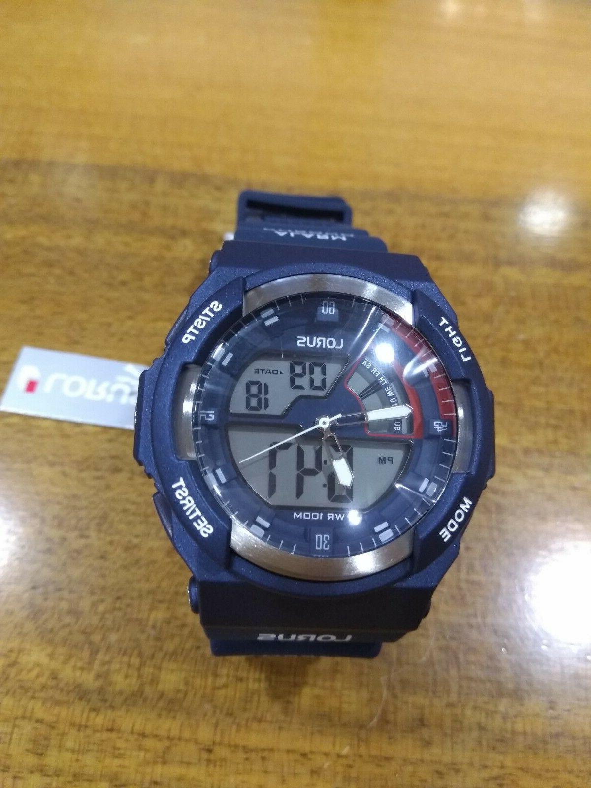 orologio uomo analogico e digitale cinturino in