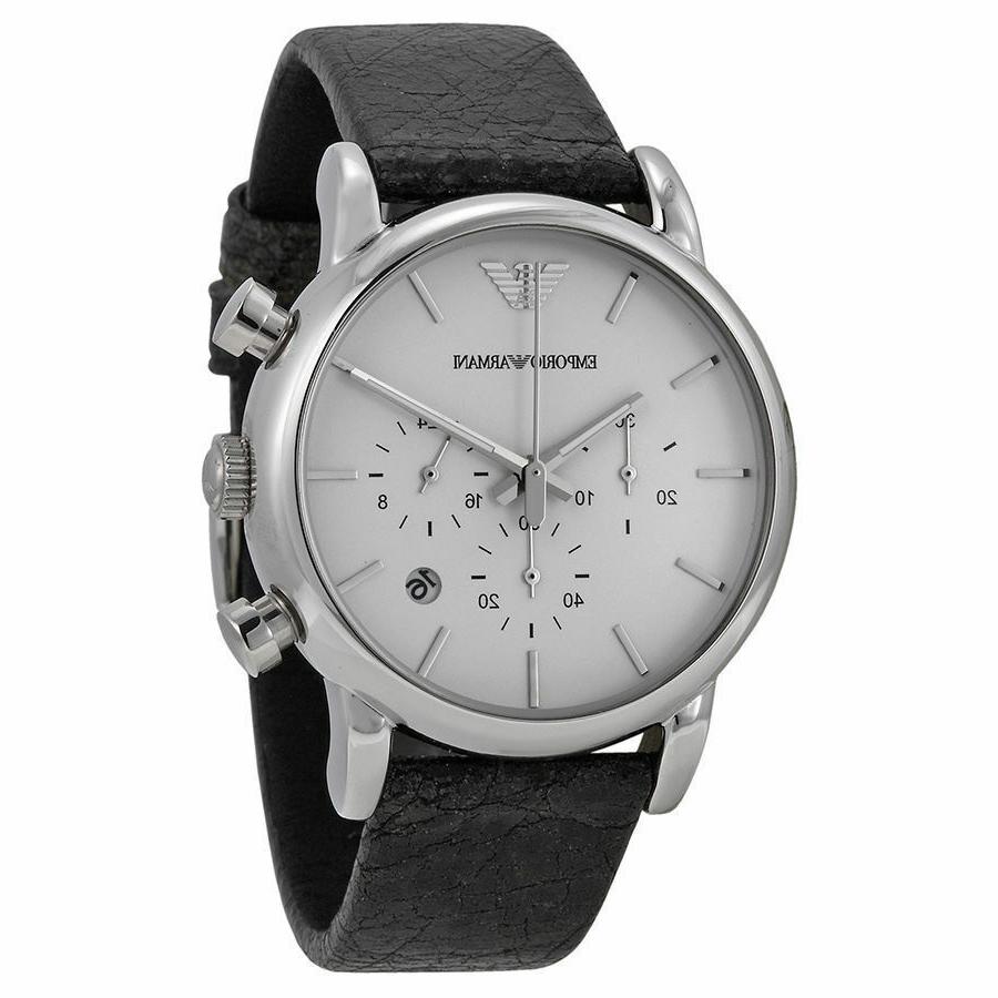 orologio uomo ar1810 crono in pelle quadrante