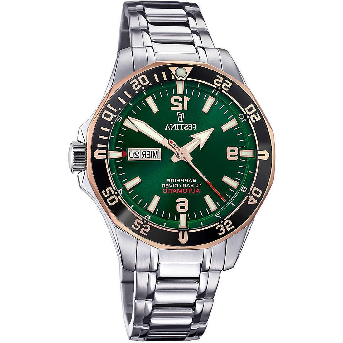 orologio uomo automatico collezione automatic verde f20478