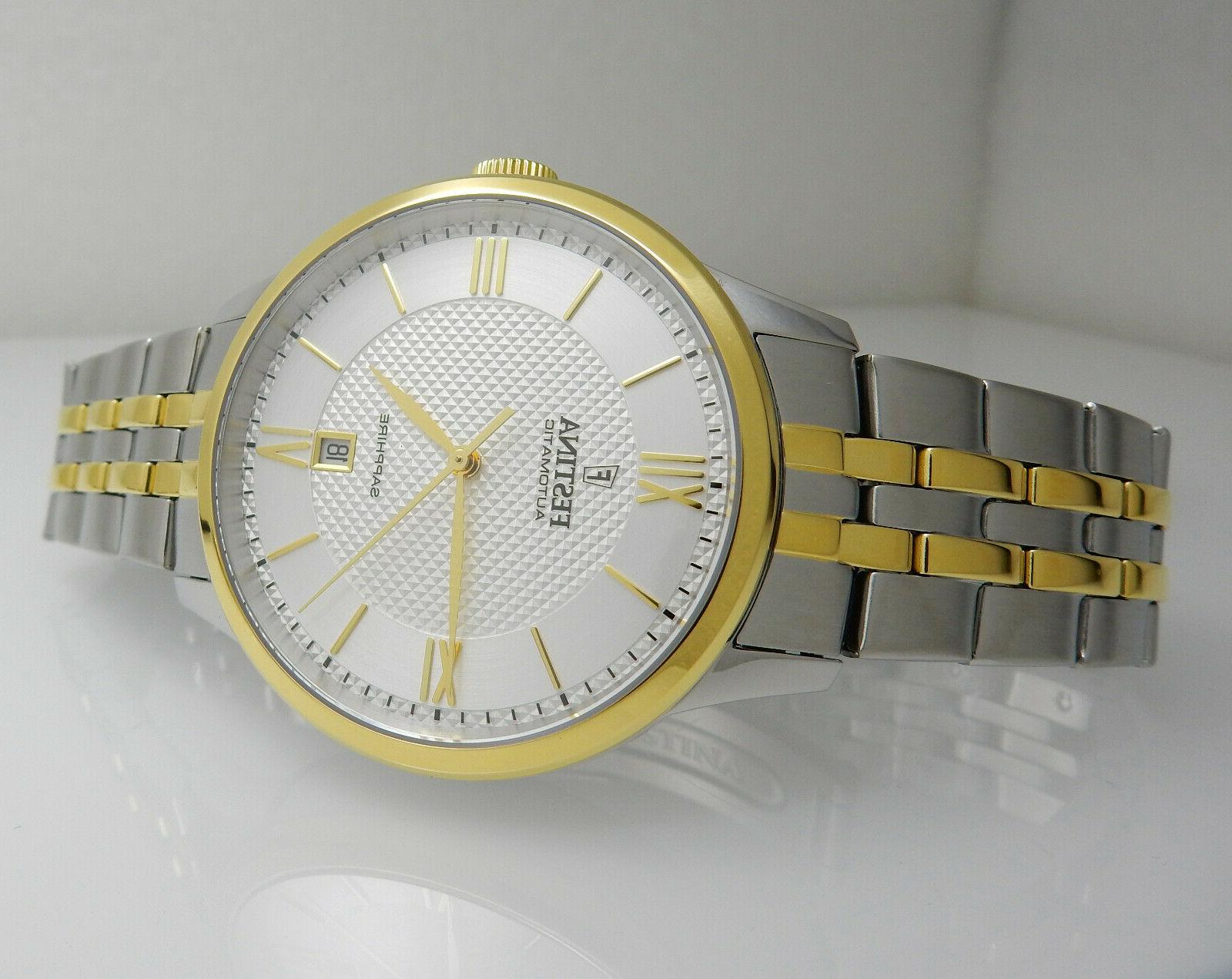 orologio uomo automatico f20483 4 acciaio bicolore