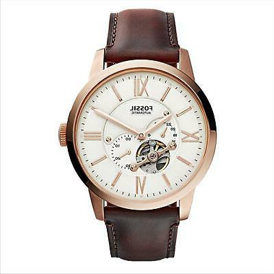 orologio uomo automatico me3105 scheletrato con cinturino