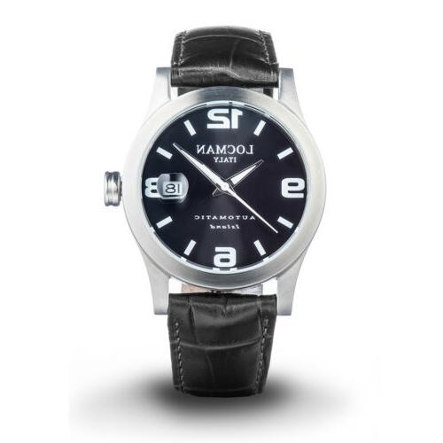 orologio uomo automatico nero island 0615v0100bkwpsk