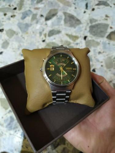 orologio uomo automatico vintage multi calendar acciao