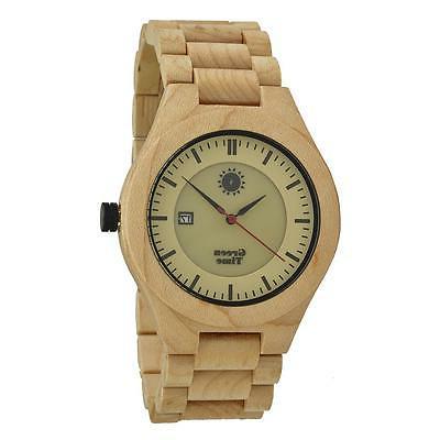 orologio uomo carica solare watch zw031a legno