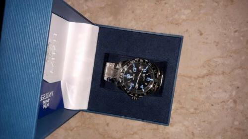 orologio uomo cassa argento in acciaio cinturino