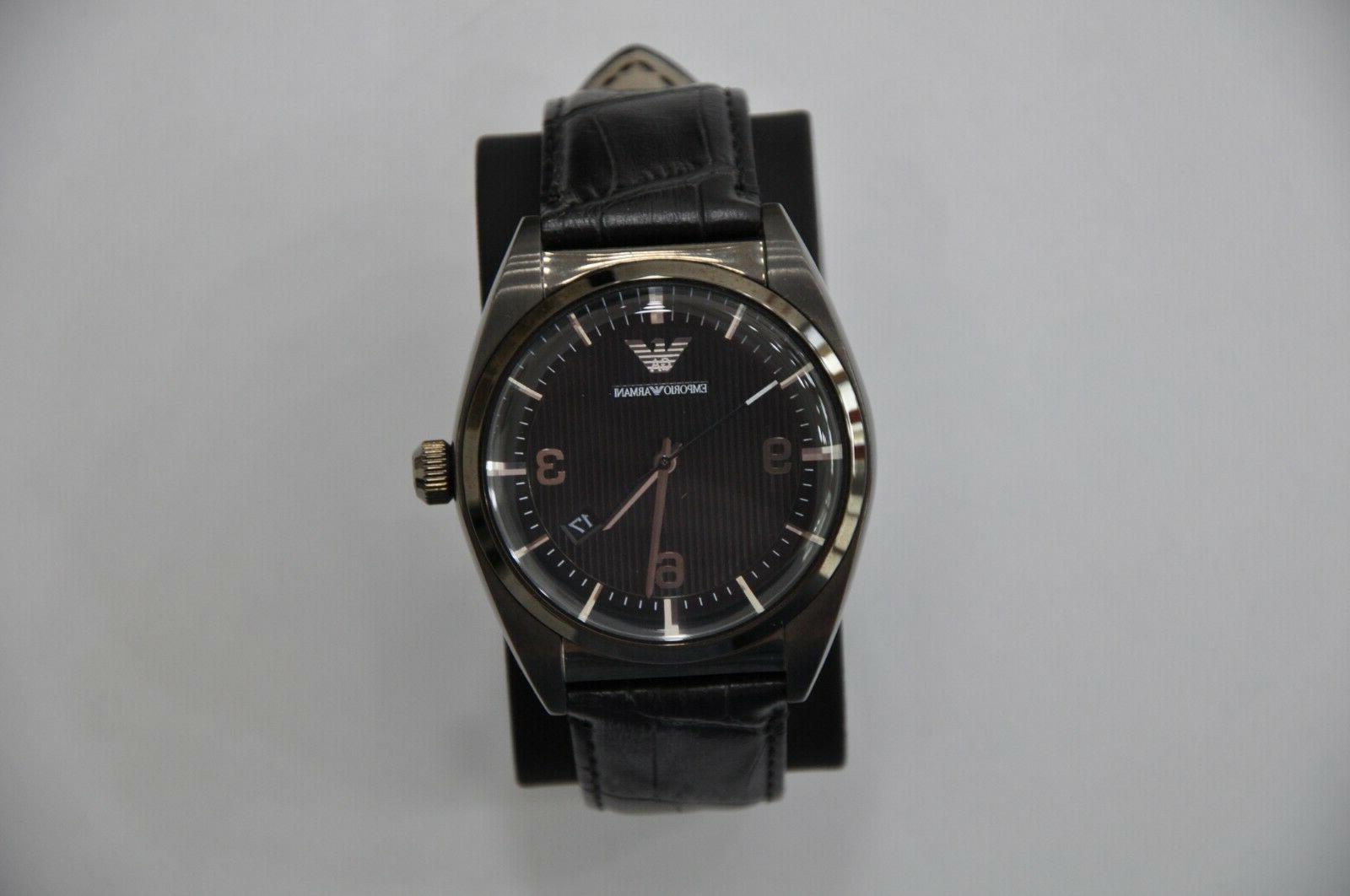 orologio uomo cinturino in pelle subacqueo 50