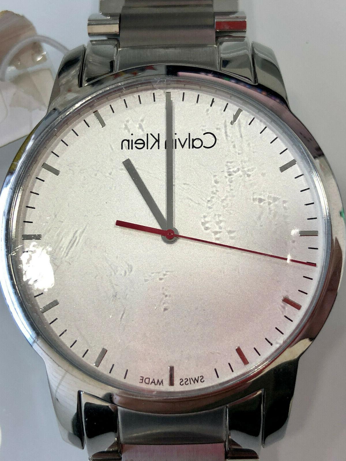 orologio uomo ck k2g2g126 acciaio bianco prodotto