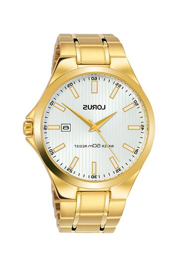 orologio uomo classic in acciaio dorato ref