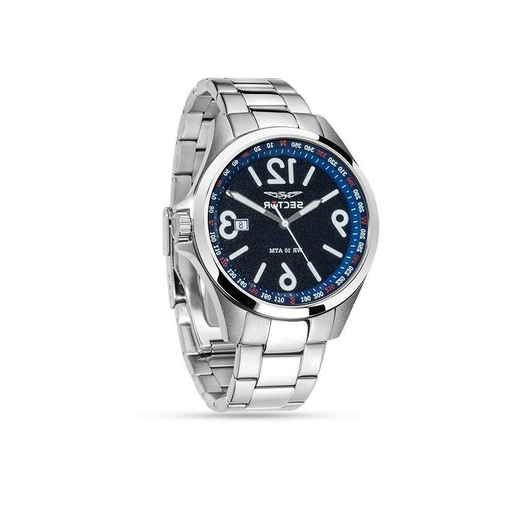 orologio uomo con cinturino in acciaio ref