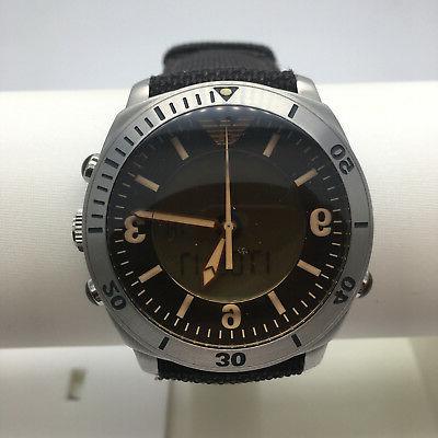 orologio uomo crono allarme cinturino in cordura