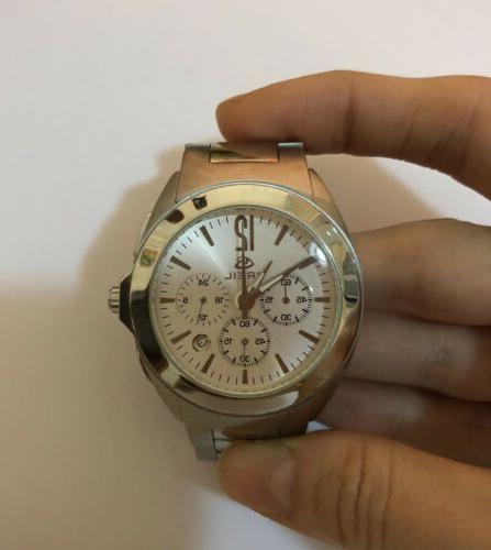 orologio uomo cronografo 40mm cinturino 16cm