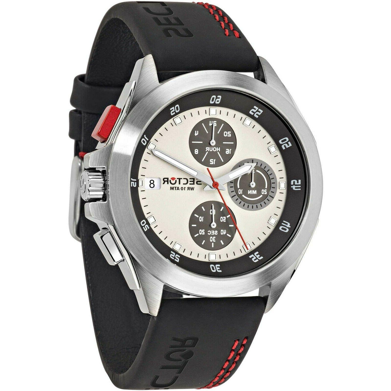 orologio uomo cronografo collezione 720 bianco nero