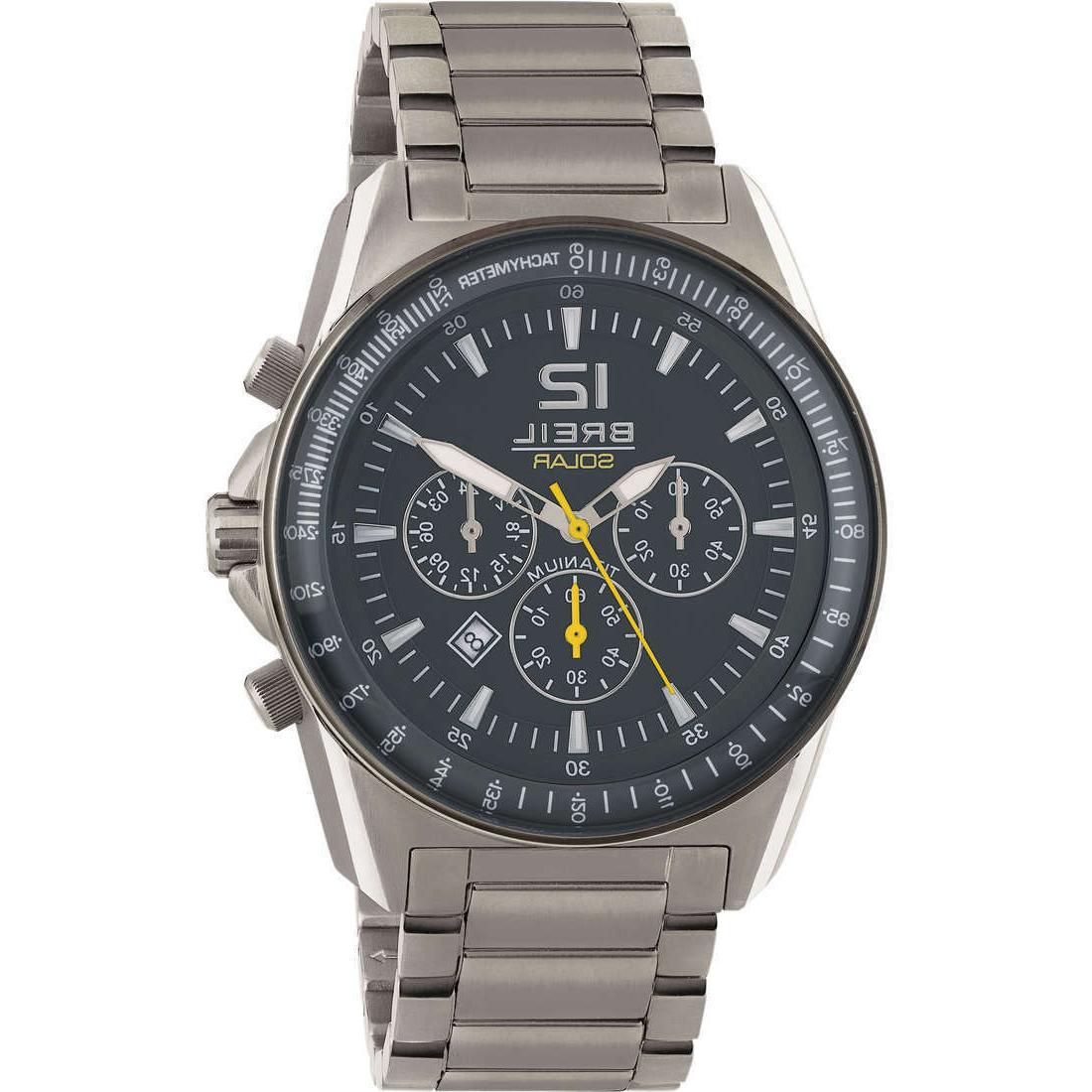 orologio uomo cronografo collezione titanium colore silver