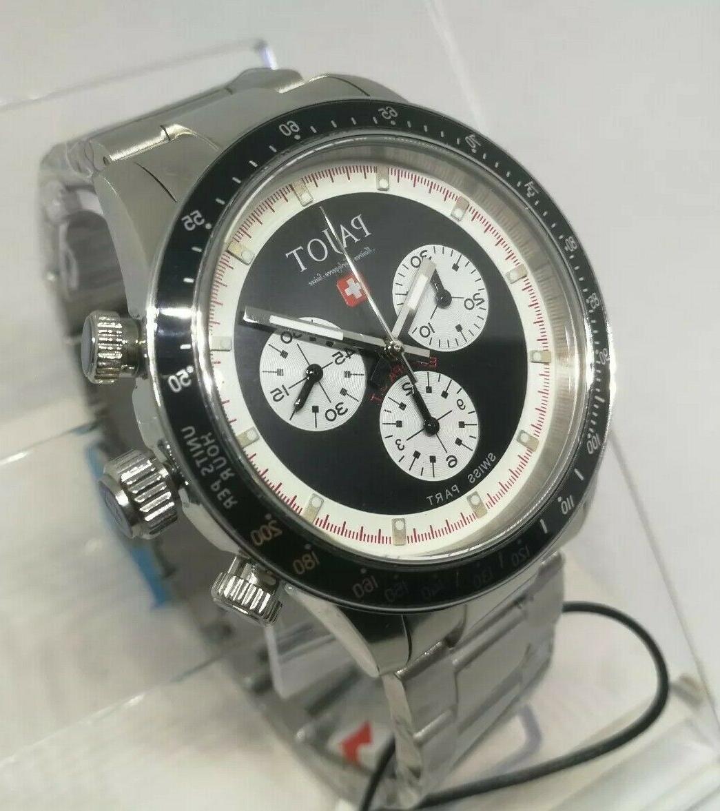 orologio uomo cronografo europa gt bracciale acciaio