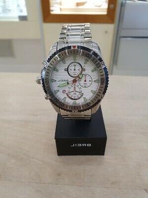 orologio uomo cronografo ground edge acciaio quadrante